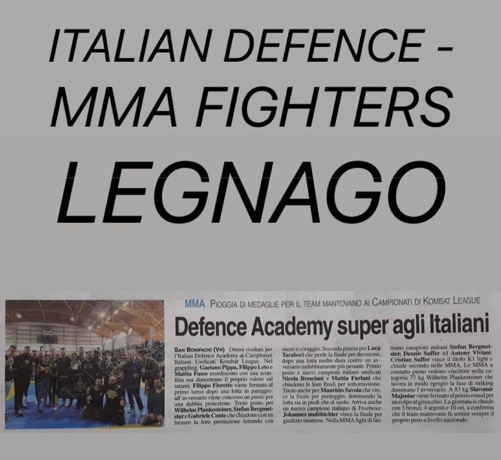 La Defence Academy super agli italiani — stampa locale